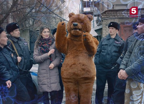 Медведи на Пятом канале даже помогают правоохранительным органам