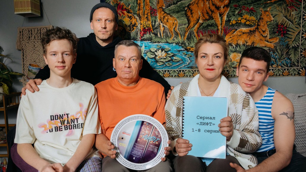 Лифт, съемки, фото