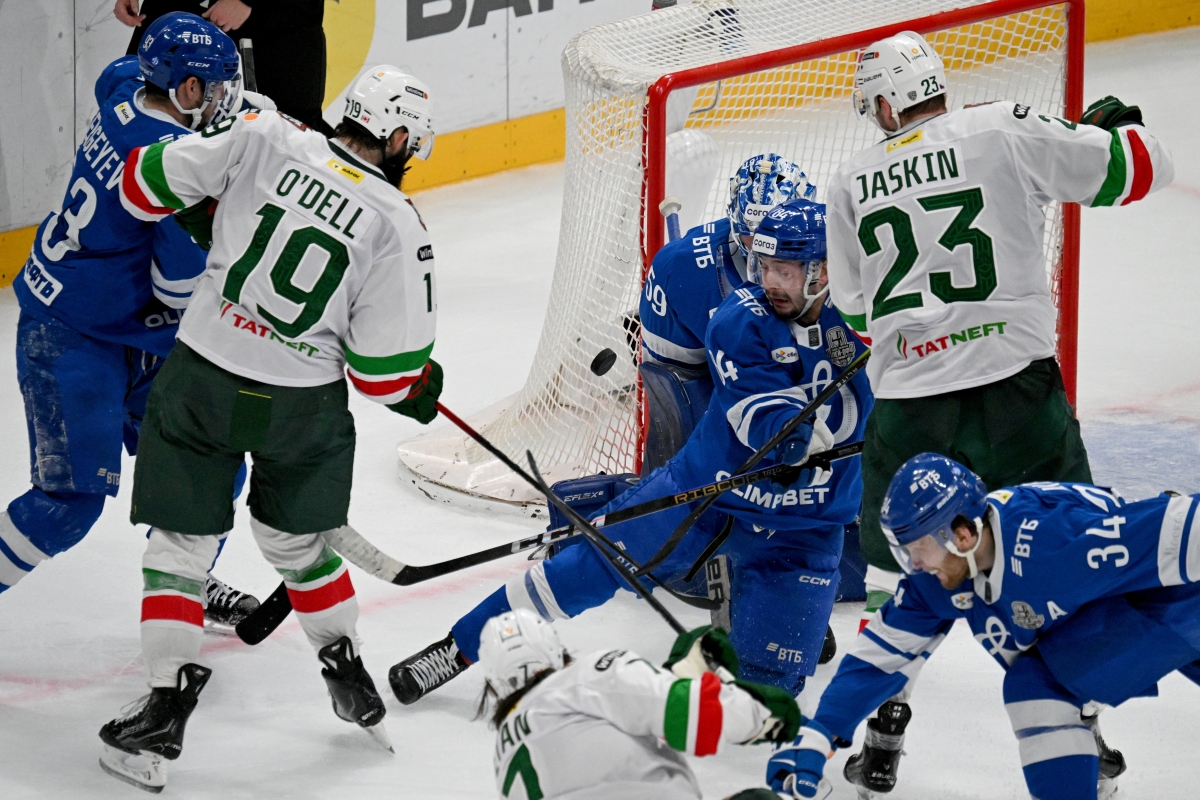 «Спартак» хочет добить «Салават Юлаев», «Ак Барс» готовит бой с «Динамо»: не пропустите матчи 1/4 КХЛ на телеканале «МАТЧ!»