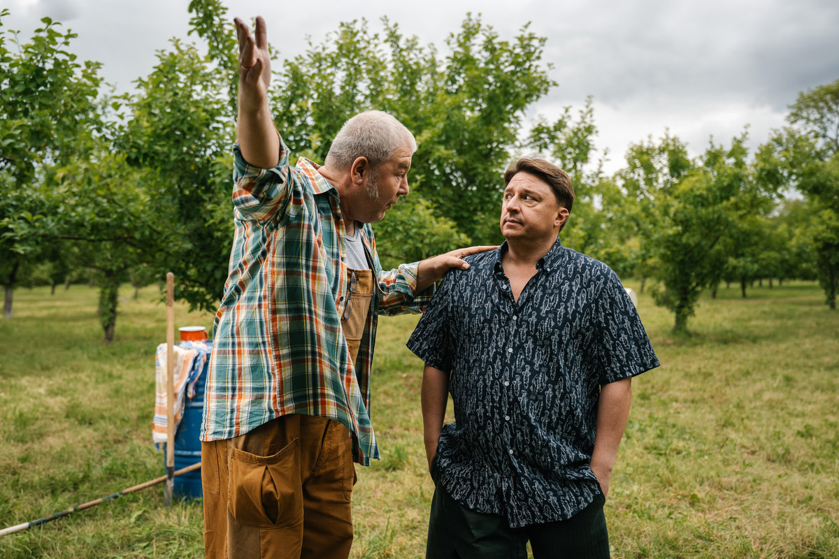 Александр Робак и Максим Лагашкин снимаются в сериале «Село Степанчиково»