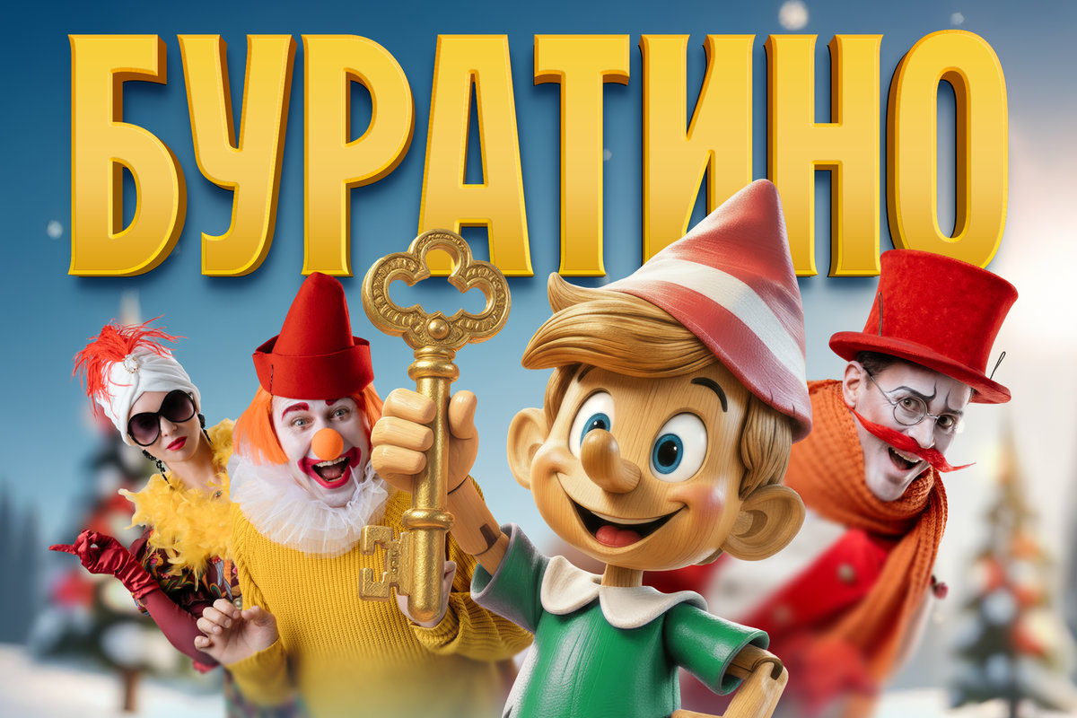 Краски Нового года: Илья Авербух подарит детям в Петербурге новогоднее шоу «Буратино»