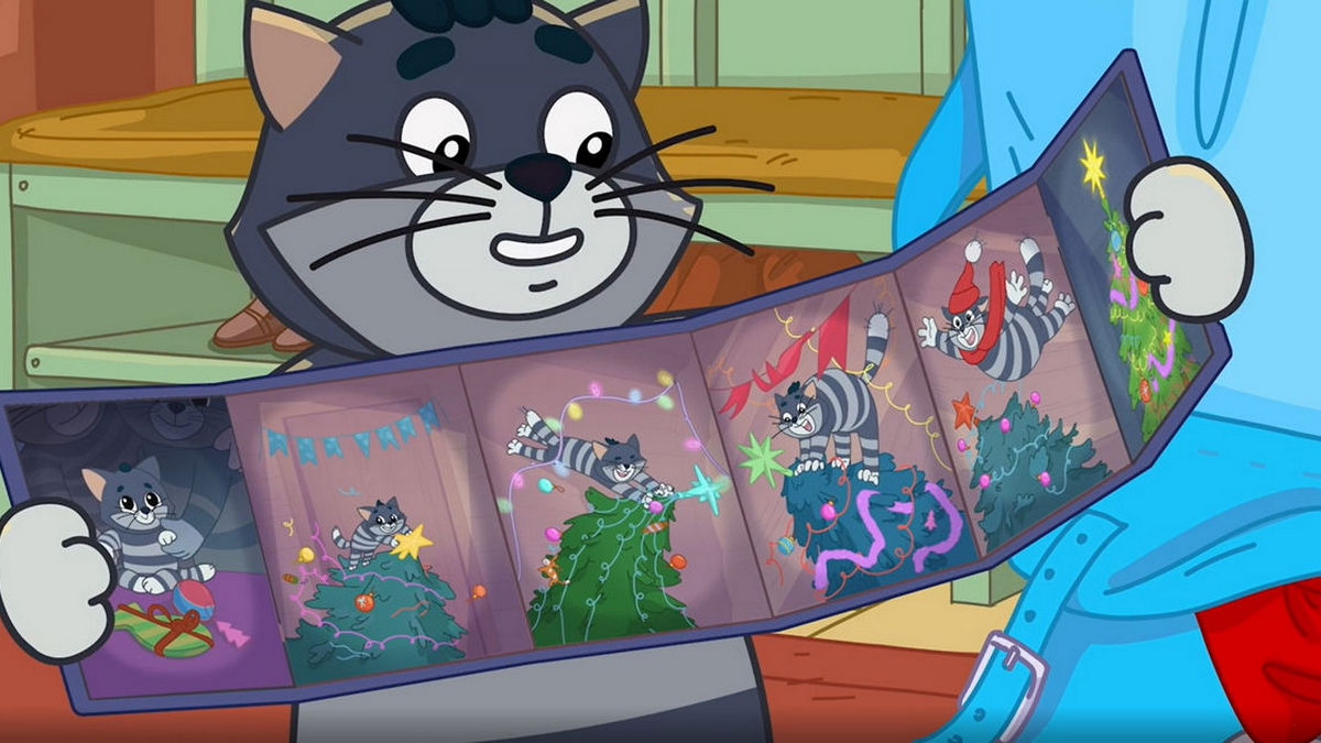 Секрет Матроскина и поиски клада Волка и Зайца: премьерные выпуски мультсериалов «Ну, погоди! Каникулы» и «Простоквашино» на телеканале «Мультиландия»