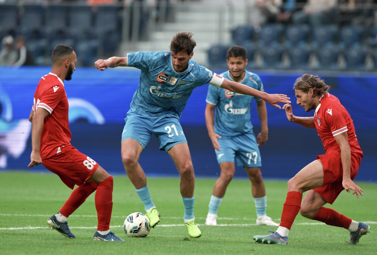 В субботу вечером увидим реванш в международном футбольном матче «Зенит – «Сьон» на канале «МАТЧ!»