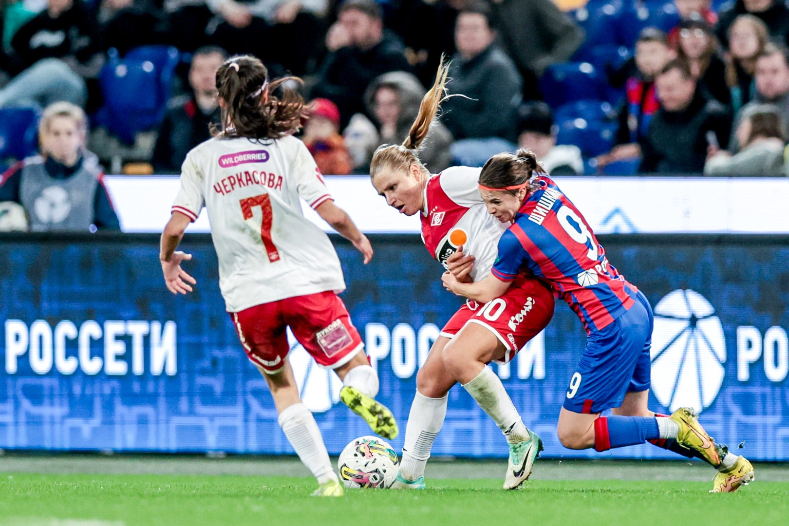 Эмоций больше, чем у мужчин: смотрим большой матч женской суперлиги «Спартак» – ЦСКА на «МАТЧ!»