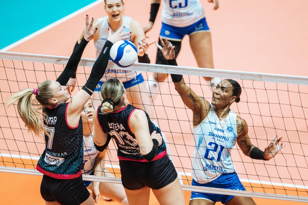 Динамовские команды не остановить: смотрим финалы женской волейбольной суперлиги на канале «Волейбол»
