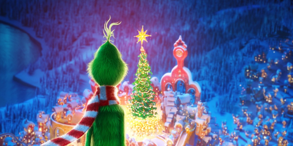 Зеленый монстрик Гринч