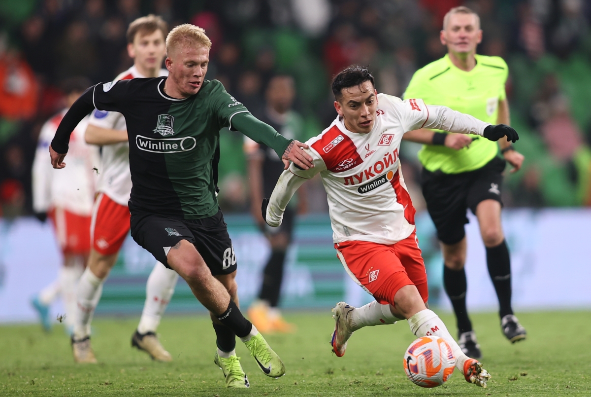 Чемпион против великого клуба: большая игра 14-го тура чемпионата России по футболу «Краснодар» – «Спартак» на телеканале «МАТЧ!»