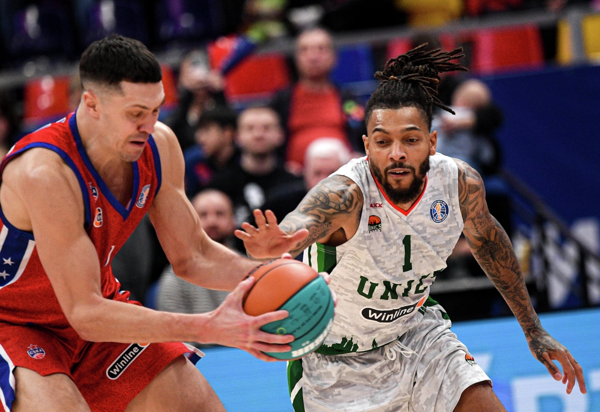 Четыре лучших клуба нашего баскетбола: смотрим матчи 1/2 финала Единой лиги ЦСКА – УНИКС и «Зенит» – «Локомотив-Кубань» на канале «МАТЧ!»