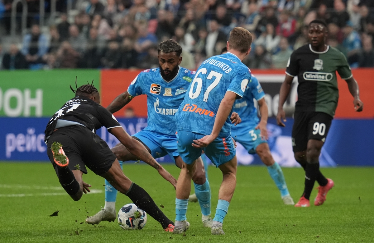 Воскресным вечером смотрим эпическую битву 9 тура РПЛ «Краснодар» – «Зенит» на телеканале «МАТЧ!»