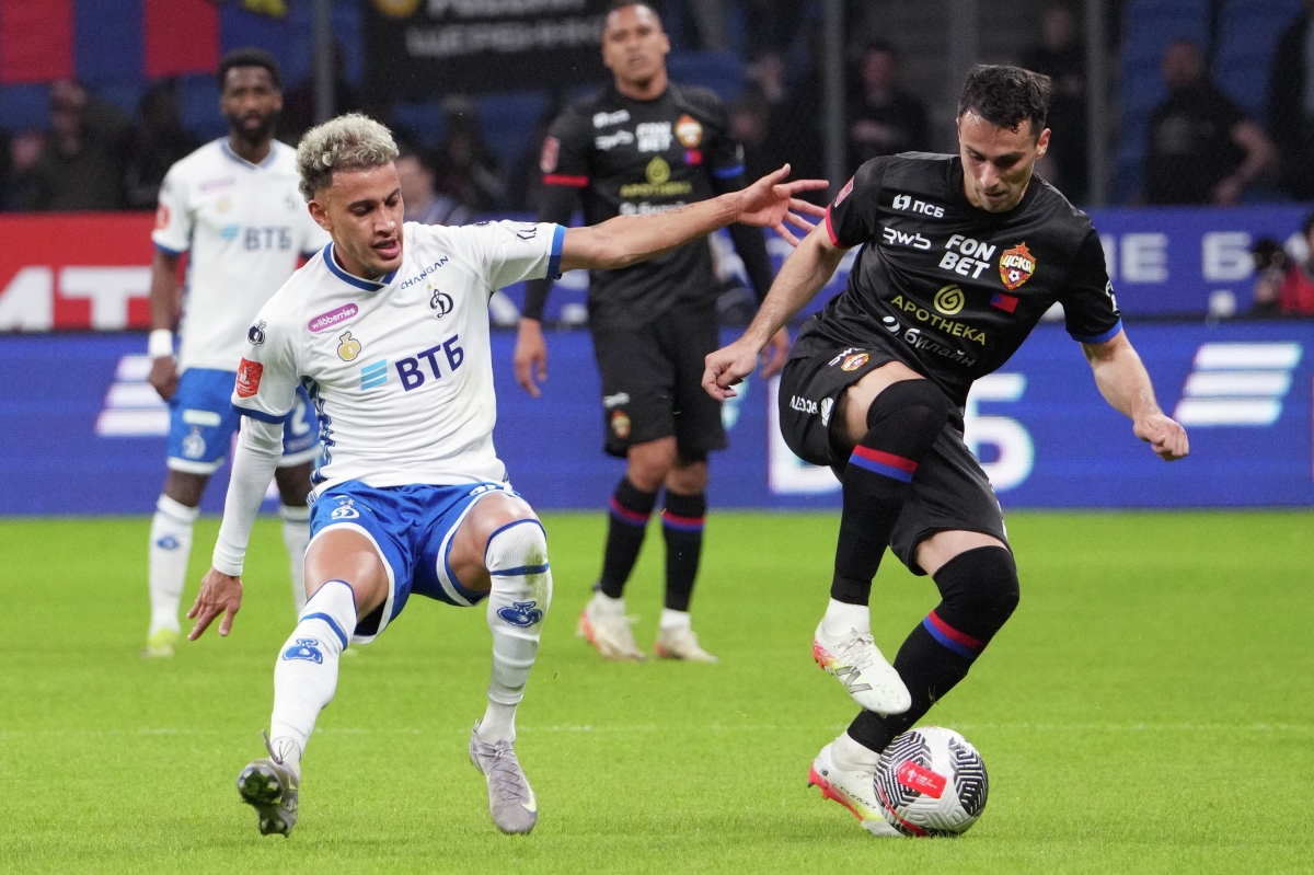 В воскресенье состоится суперматч 5-го тура РПЛ «Динамо» – ЦСКА на телеканале «МАТЧ!»