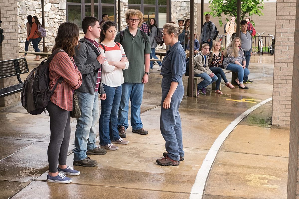 Мать не забудет: смотрите драму «Три билборда на границе Эббинга, Миссури» на Первом