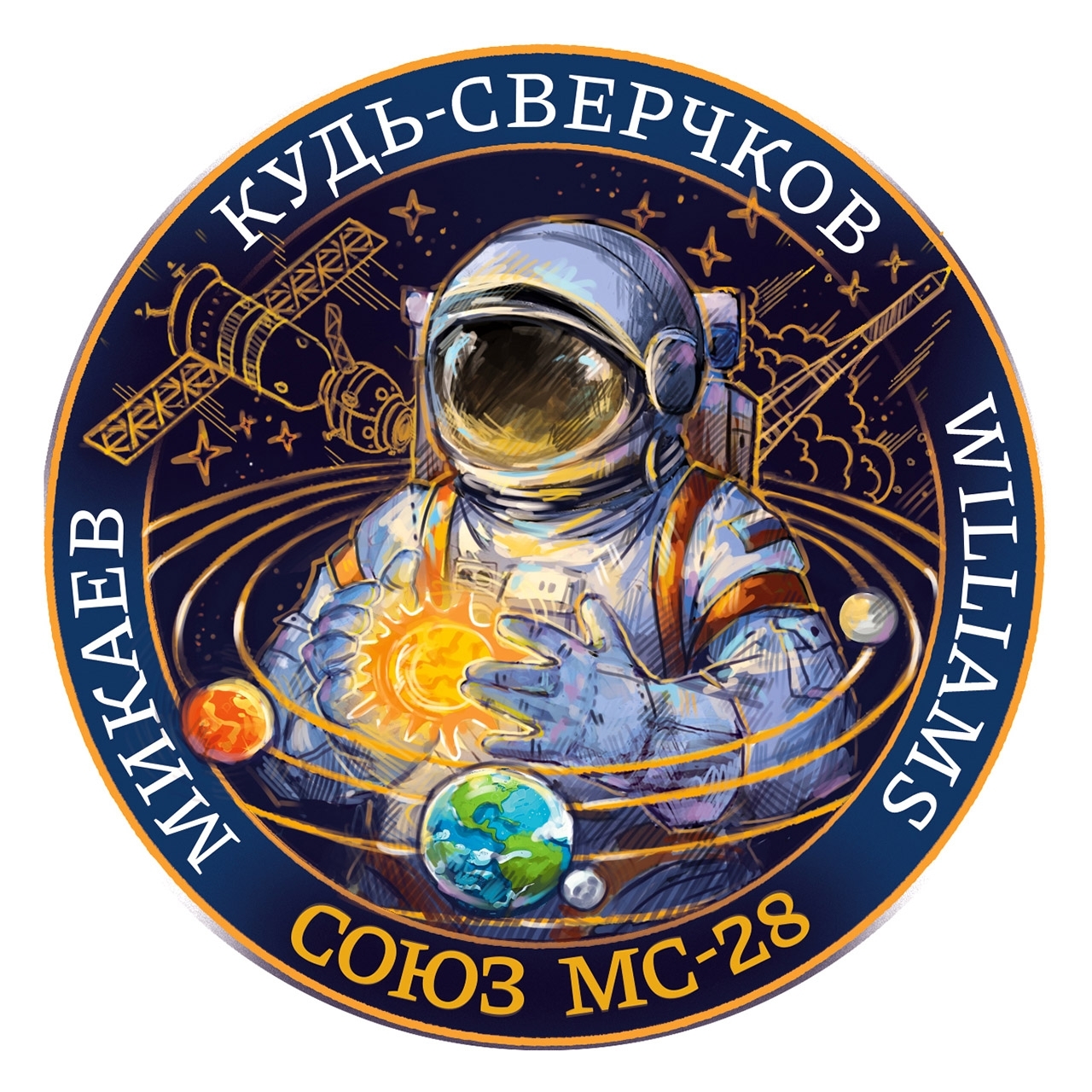 От эскиза — к звездам: «Народный шеврон» полетит в космос – итоги конкурса «Роскосмос» и «Триколор»