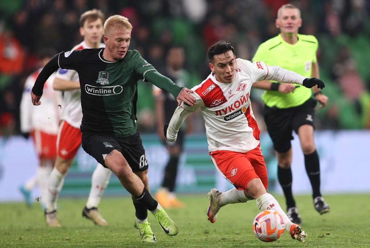 Самый титулованный клуб России против лидера РПЛ: смотрим игру «Спартак» – «Краснодар» на канале «МАТЧ!»