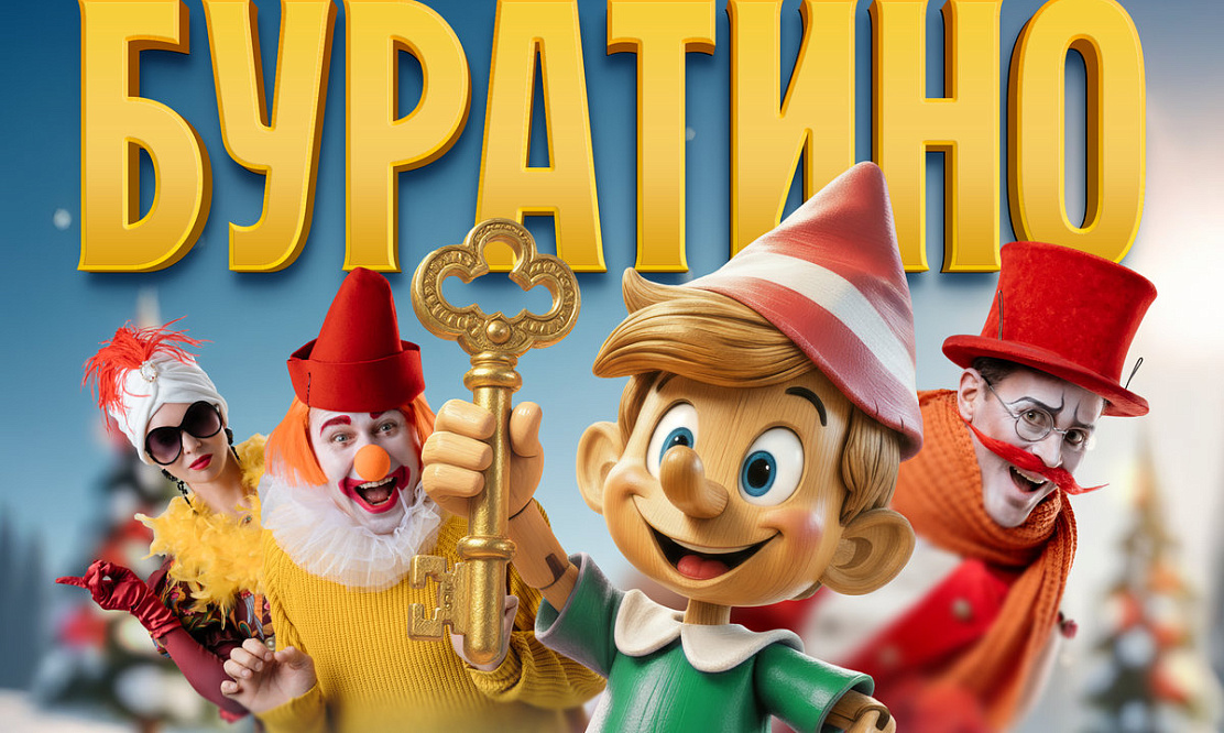 Краски Нового года: Илья Авербух подарит детям в Петербурге новогоднее шоу «Буратино»