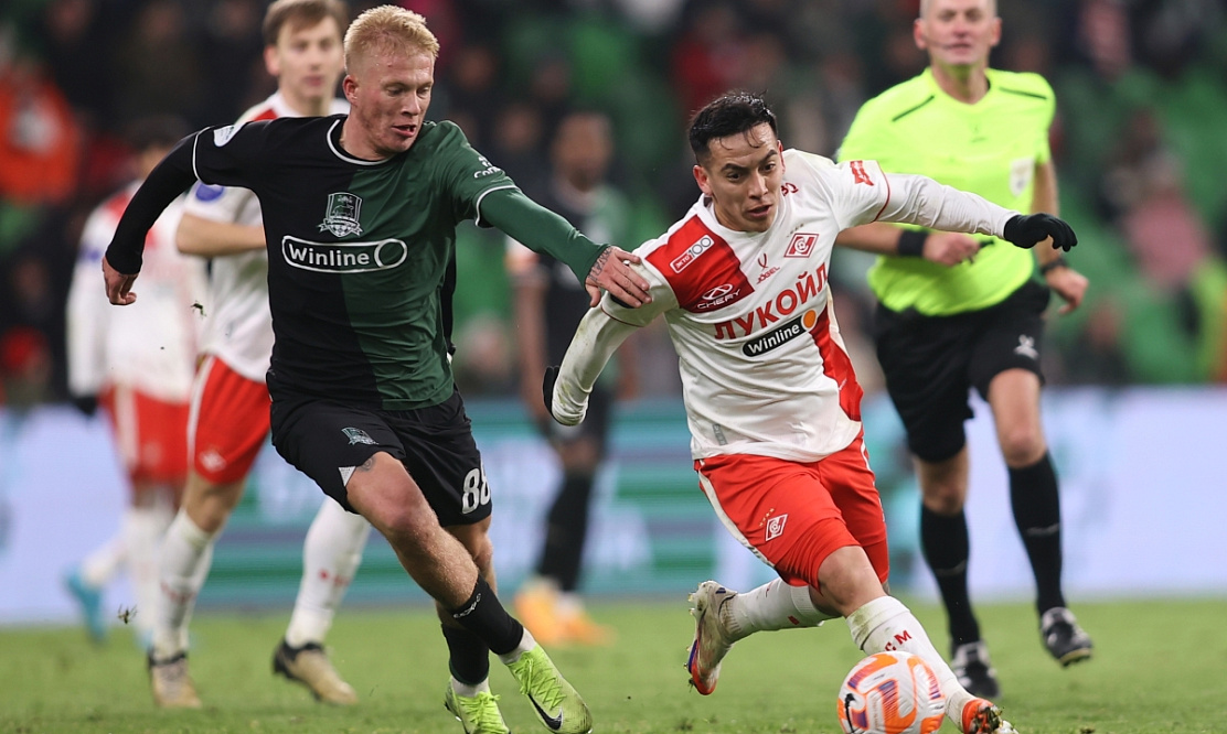 Чемпион против великого клуба: большая игра 14-го тура чемпионата России по футболу «Краснодар» – «Спартак» на телеканале «МАТЧ!»